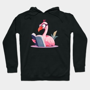 Reading Flamingo Hoodie